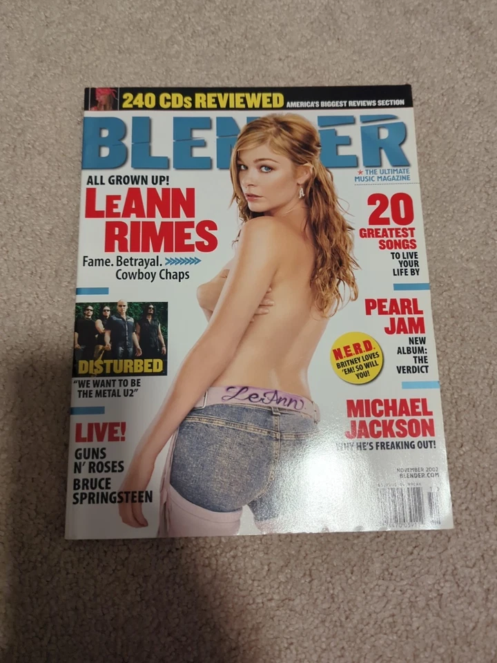 BLENDER # 11 Music Magazine November 2002 LeAnn Rimes  Foto 1 de 1