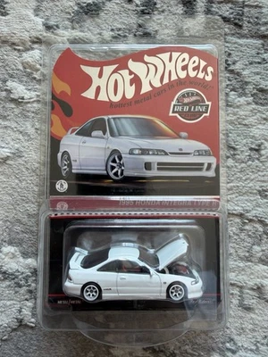 Honda Integra Type-R 1995 exclusivo Red Line Club Hot Wheels 2023 blanco Foto 1 de 4