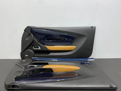Chevrolet Camaro SS 2013 OEM edición especial conjunto de molduras de panel de puerta azul tostado Foto 1 de 4