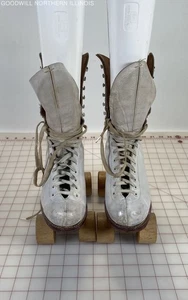 Vintage Women's Cleveland Skate Co Gloria Nord Roller Skates Size 5 - Picture 1 of 11