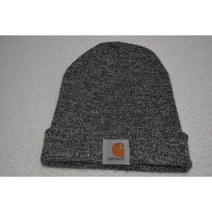 Carhartt Gray Knit Cuffed Beanie Toboggan Sock Hat One Size Fits All Ski Gray - Picture 1 of 5