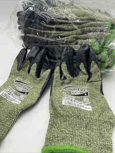 12 PR Ansell Dipped Gloves 80-813-6 Powerflex Cut/Flame Resistant Arc Rated SZ 6 - Picture 1 of 5