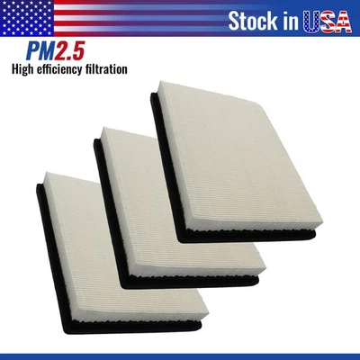 3Pcs Engine Air Filter for Chevrolet Monte Carlo 2000- 2004 2005 with 3.8L 6Cyl Foto 1 de 4