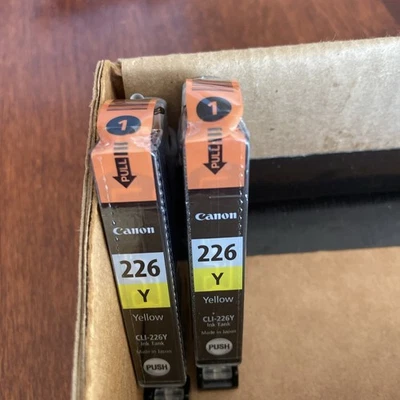 Canon OEM Ink CLI-226Y 226 Yellow Ink New In Factory Sealed Plastic - Image 1 of 4