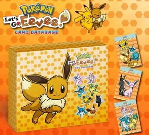 💕 Hearts! Pokémon Let’s Go Eevee Database Box - Complete Set! Sealed Box - Picture 1 of 4