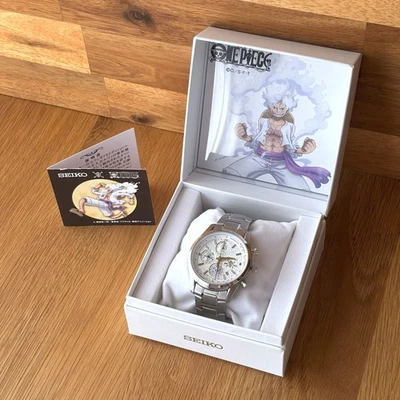 SEIKO Watch ONE PIECE Monkey D. Luffy Gear 5 Edition Limited w/Box [Near Mint] - Image 1 of 4