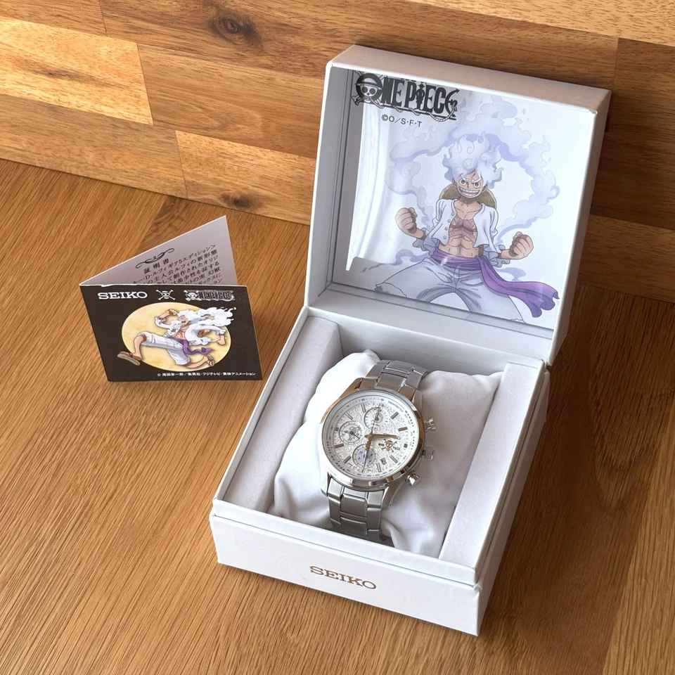 SEIKO Watch ONE PIECE Monkey D. Luffy Gear 5 Edition Limited w/Box [Near Mint] - Image 1 of 4