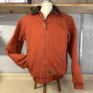 Berne Full Zip Canvas Work Jacket Men’s LT Tall Orange - Picture 1 of 4