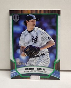 GERRIT COLE 2022 Topps Tribute GREEN ~ #'d /99 ~ YANKEES