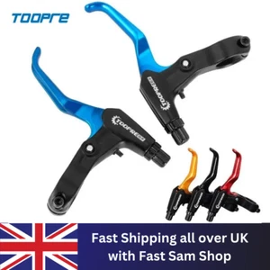 1Pair V/Disc Brake Lever BMX Brake Handle MTB Mountain Bike Cycling Brake Levers - Picture 1 of 16