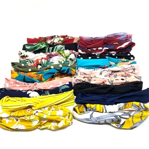 Fashion Headbands Twisted No Slip Chiffon like Fabric 20 Pack - Picture 1 of 6