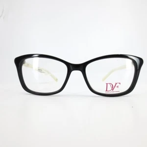 DIANE VON FURSTENBERG DVF5071 001 Black Womens Cat Eye Eyeglasses 51-17-135 - Picture 1 of 11