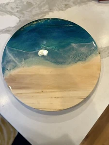 Ocean Resin Lazy Susan 15 Inches - Picture 1 of 6