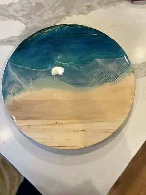 Ocean Resin Lazy Susan 15 Inches - Image 1 of 4