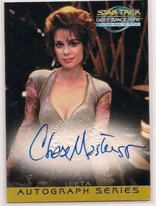 Deep Space 9 Memories From The Future Auto A20 Chase Masterson Leeta BLUE INK - Picture 1 of 1