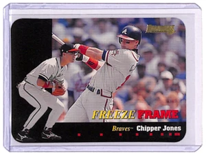 1996 Donruss Chipper Jones Freeze Frame /5000 #7 HOF - Picture 1 of 2
