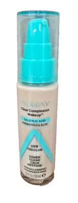  2 Pack Almay Clear Complexion Foundation "Porcelain" Medium Coverage  1 Oz - Image 1 of 4