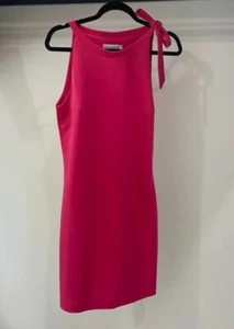 SABRINA DIAMANTI Large WOMEN’S FUCHSIA Halter DRESS Italy - Bild 1 von 4