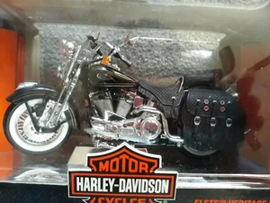 Harley Davidson Motorcycle Maisto Collectable FLST Heritage Springer 1997 1:10 - Picture 1 of 10