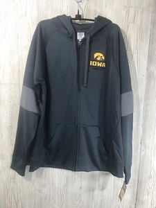 Iowa Hawkeyes M Jacket Rivalry Threads 91 Knights Apparel Polyester Full Zipper - Picture 1 of 7