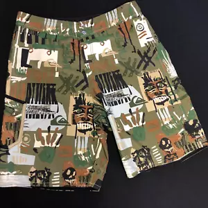 Board Shorts OG QUIKSILVER CAMO SERIE X-LONG WAR PAINT REEDICIÓN USADO EN EXCELENTE ESTADO TALLA 34 - Imagen 1 de 13
