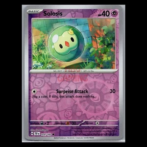 Fuerzas Temporales - Solosis - 070/162 - Holograma Inverso - Juego de cartas coleccionables Pokémon - Imagen 1 de 1