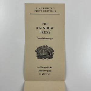Leaflet Bog Poems by Seamus Heaney. The Rainbow Press, 9, Published May 1975 - Picture 1 of 6