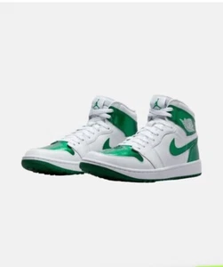 Nike Jordan 1 Golf, Metallic Green, Brandneu, kostenlose Rückgabe - Bild 1 von 8