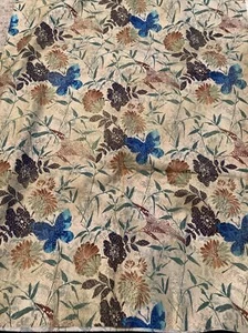 Ro Gregg Northcott Fabric Cotton Oriental Odyssey Flowers Birds Butterflies 1 Yd - Picture 1 of 3