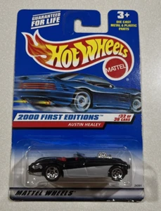 2000 Hot wheels First Editions Austin Healey Silver Black Collector #92 - Picture 1 of 2