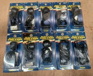 10 BARJAN USA NOS EXTERNAL CB Speaker MINI SURFACE CLIP MOUNT ROTATING - Zdjęcie 1 z 2