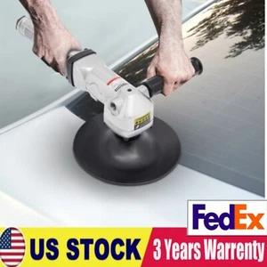 7 Inch Air Sander Pneumatic Handy Sander Polisher Set 4500RPM Efficient NEW - Picture 1 of 18