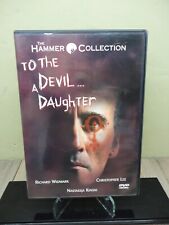 To the Devil a Daughter DVD 2002 Hammer Horror Christopher Lee Nastassja Kinski