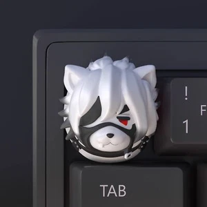 Anime Zenless Zone Zero Von Lycaon Resin Keycaps for Mechanical Keyboard ESC  - Picture 1 of 6