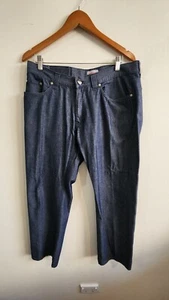 VERSACE CLASSIC Designer Label Mens Chino Straight Leg Pants Soft Denim Size 36 - Picture 1 of 10