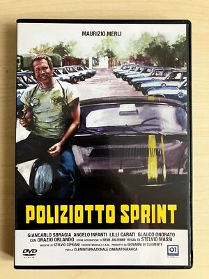 Stelvio Massi _ Poliziotto Sprint _ DVD _ 01 Maurizio Merli RARO Poliziottesco - Immagine 1 di 3