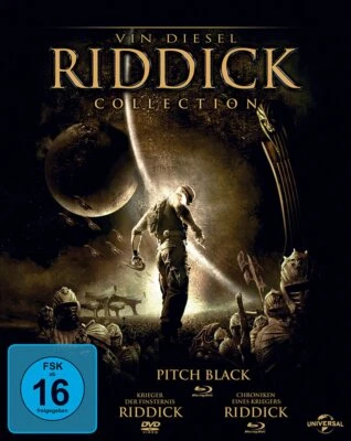 Riddick Collection - Pitch Black + Riddick (Vin Diesel) # BLU-RAY+DVD-NEU - Image 1 of 4