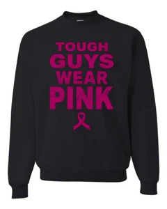 Sudadera de cuello redondo rosa angustiado unisex de cuello redondo - Imagen 1 de 10