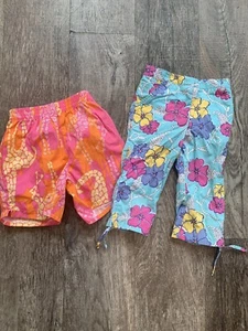 VTG Lot Of 2 Lilly Pulitzer Girls Capri Pants, Size 4T - Picture 1 of 4