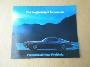 Pontiac Firebird Esprit Formula 400 1970 transmisión automática concesionario folleto de ventas original - Imagen 1 de 13