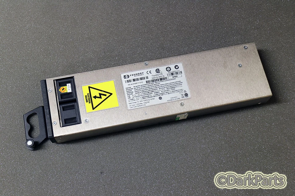 Foundry Networks 32015-000 RX-ACPWR-F-SYS Power Supply Brocade - Image 1 of 1