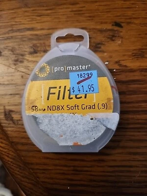 Promaster 4156 58mm ND8X Soft Grad Filter - Image 1 of 4