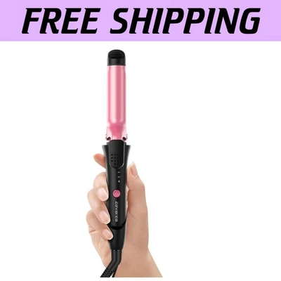 Mini Ceramic Curling Iron & Hair Straightener - Travel-Friendly with 360° Cord - Image 1 of 4