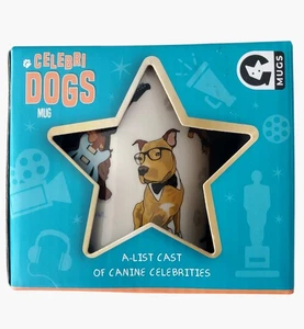 CelebriDogs Tasse lustige Hundekaffeetasse von Ginger Fox Neu in Box Geschenk für Hundeliebhaber - Bild 1 von 4