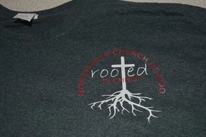 Camisa 2XL Gris Enraizada en Chirst Gildan Hecha en Nicaragua - Imagen 1 de 3