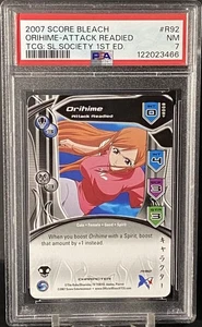 Bleach Score Entertainment 2007 Soul Society 1st Edition R92 Orihime PSA 7 - Picture 1 of 2