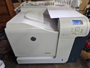 HP Laserjet M551dn Colour Laser Printer. With Warranty. - Picture 1 of 6