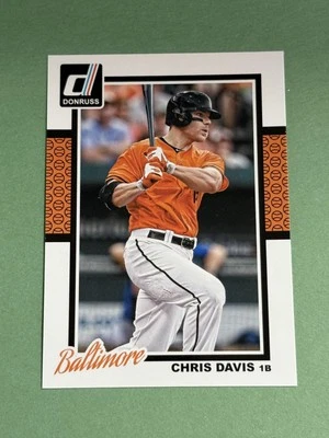 Chris Davis 2014 Donruss Baltimore Orioles #179 X58 - Image 1 of 2