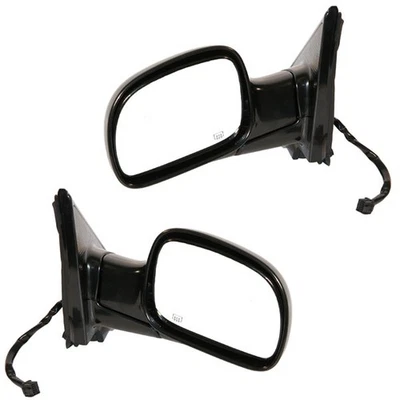 JUEGO PAR de espejos retrovisores eléctricos térmicos negros para caravana y ciudad y campo 01-07 Foto 1 de 4