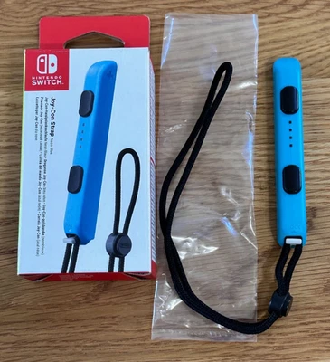 Official Nintendo Switch Neon Blue Joy-Con strap in box - great condition - Image 1 of 2